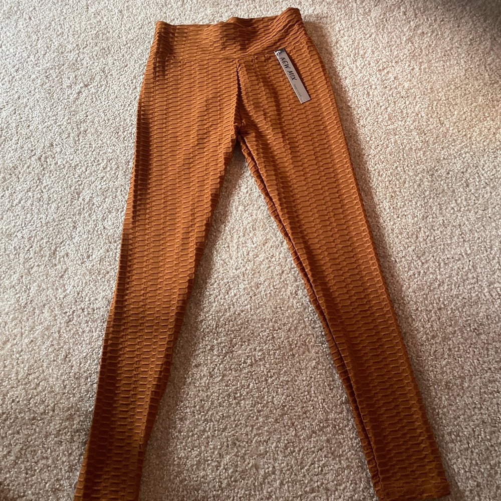 Anti cellulite textured high waist leggings